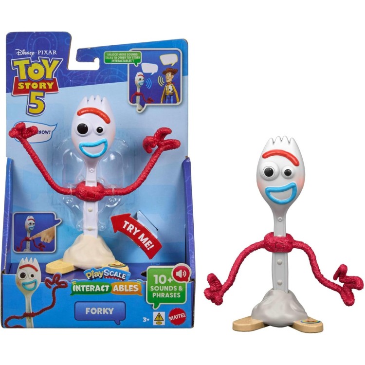 Toy Story 5 PlayScale Interactables Figure - Forky Fourchette