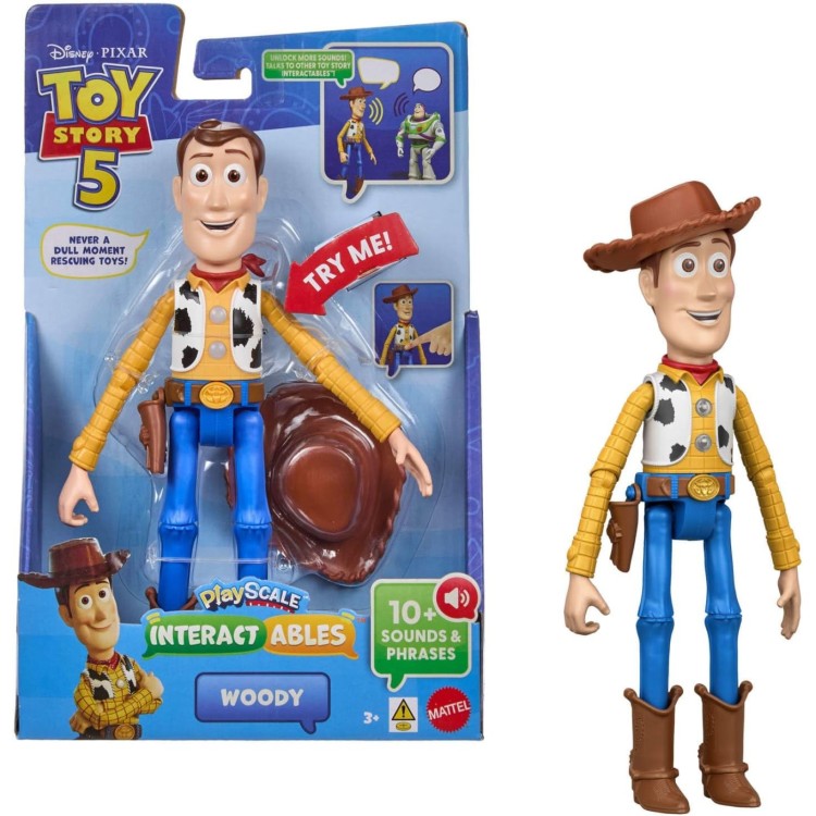 Toy Story 5 PlayScale Interactables Figure - Woody