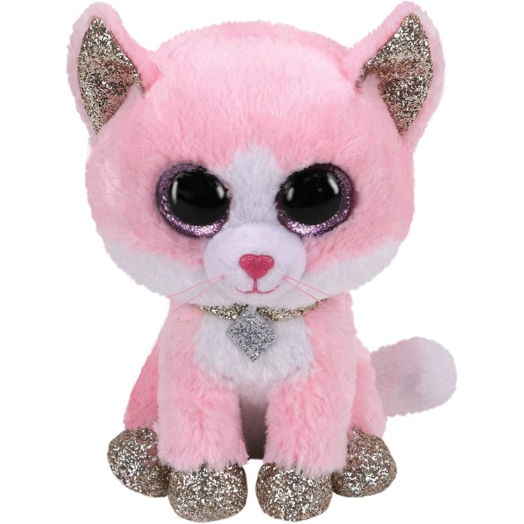 Ty Beanie Boos Fiona Pink Cat