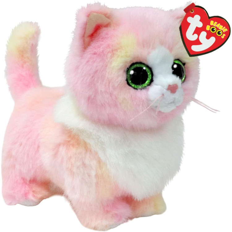 Ty Beanie Boos Lady Pink Cat