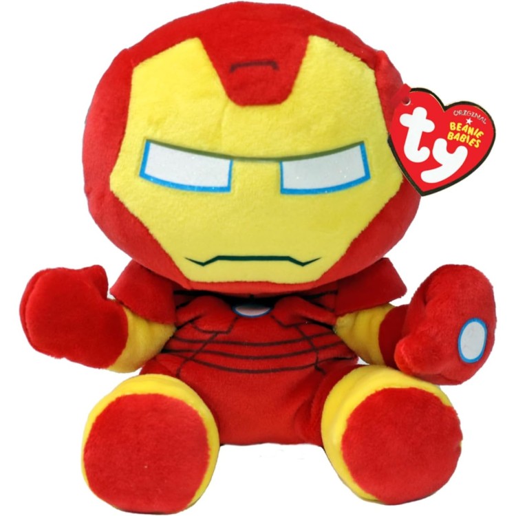 Ty Marvel Beanie Babies Iron Man