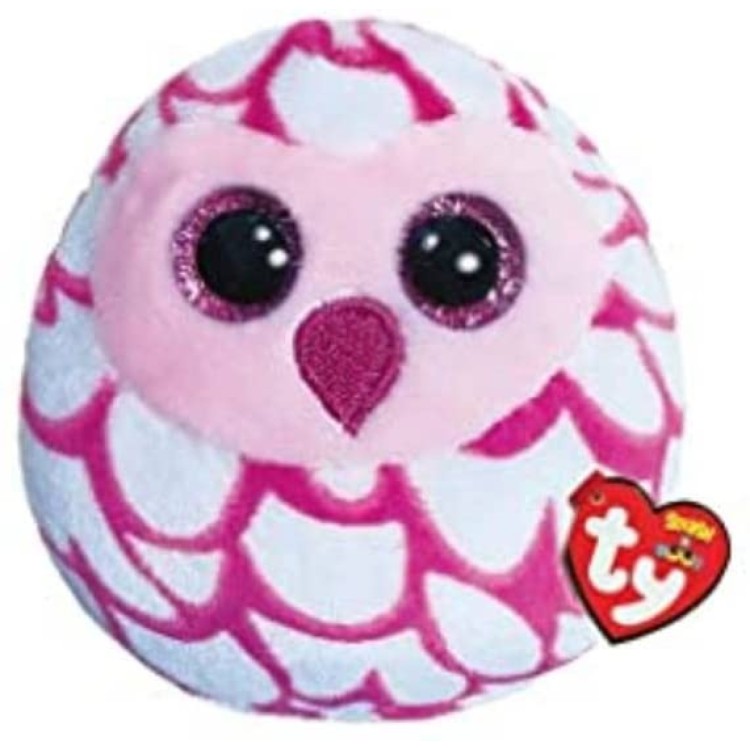 Ty Mini Squish-A-Boos Pinky Owl