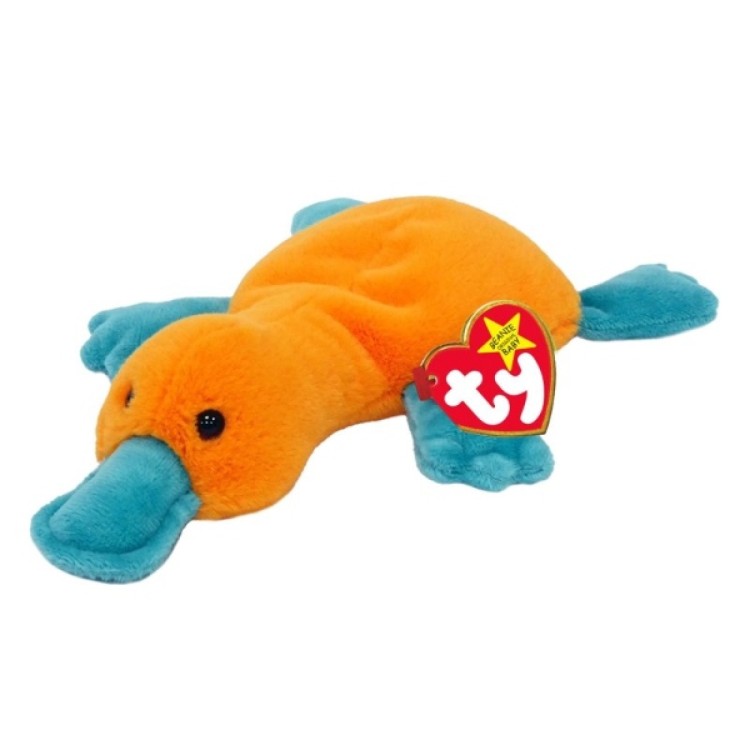 Ty Original Beanie Baby Patti Platypus II