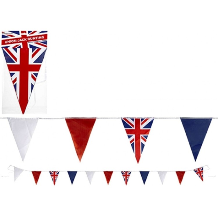 Union Jack Triangle 10 Flag Bunting