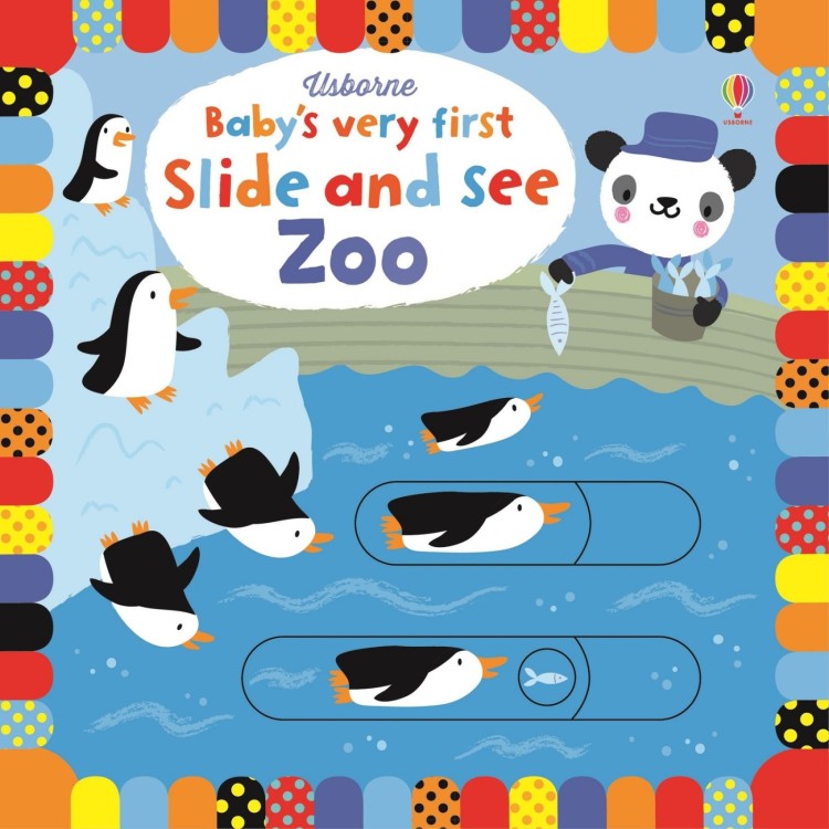 Usborne Babys Very First Slide & See Zoo Book