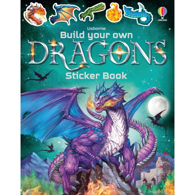 Usborne Build Your Own Dragons Sticker Book