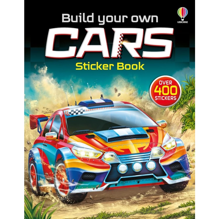 Usborne Build Your Own Cars Sticker Book