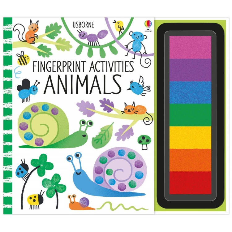 Usborne Fingerprint Activities Book Animals