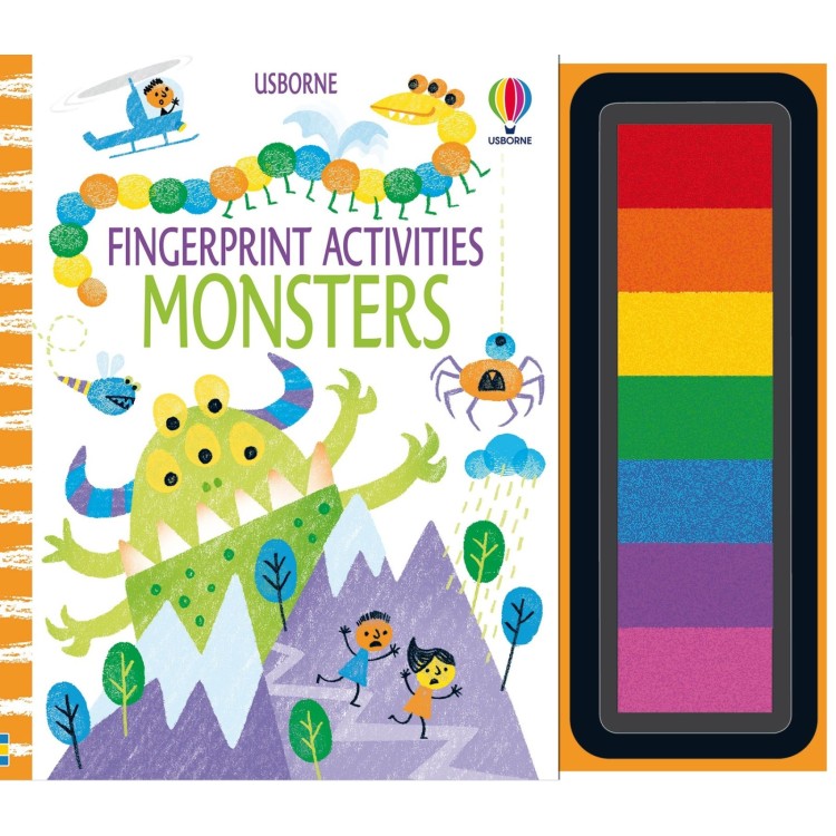 Usborne Fingerprint Activities Book Monsters