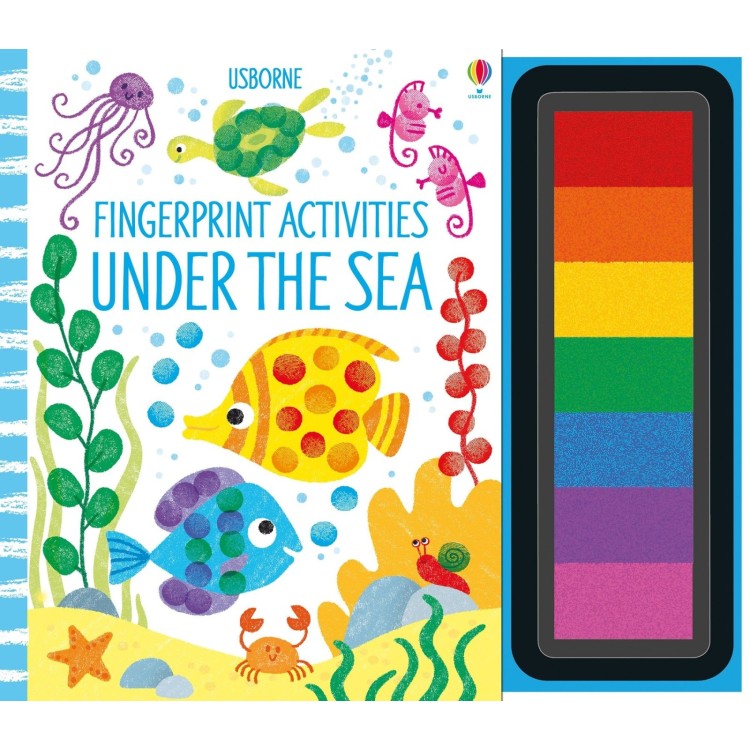 Usborne FIngerprint Activities Book Under The Sea