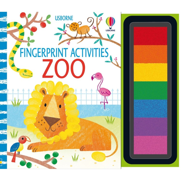 Usborne Fingerprint Activities Book Zoo