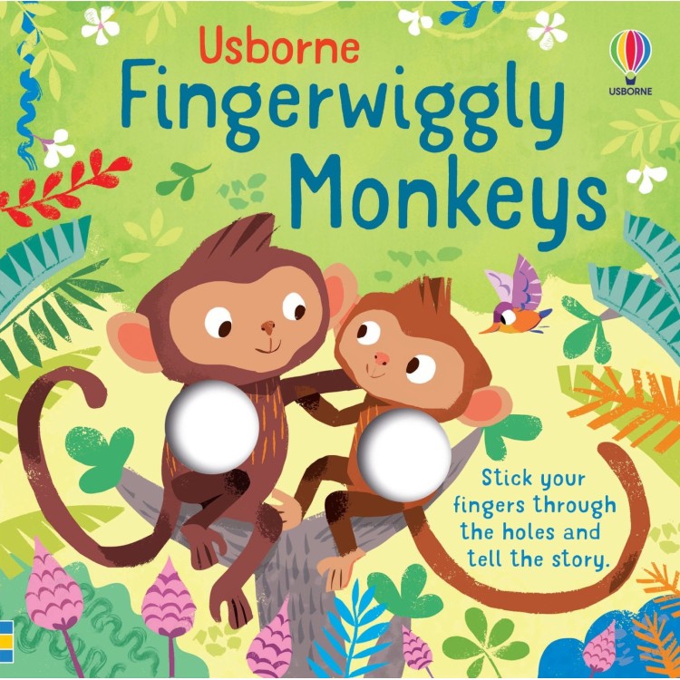 Usborne Fingerwiggly Monkeys Book