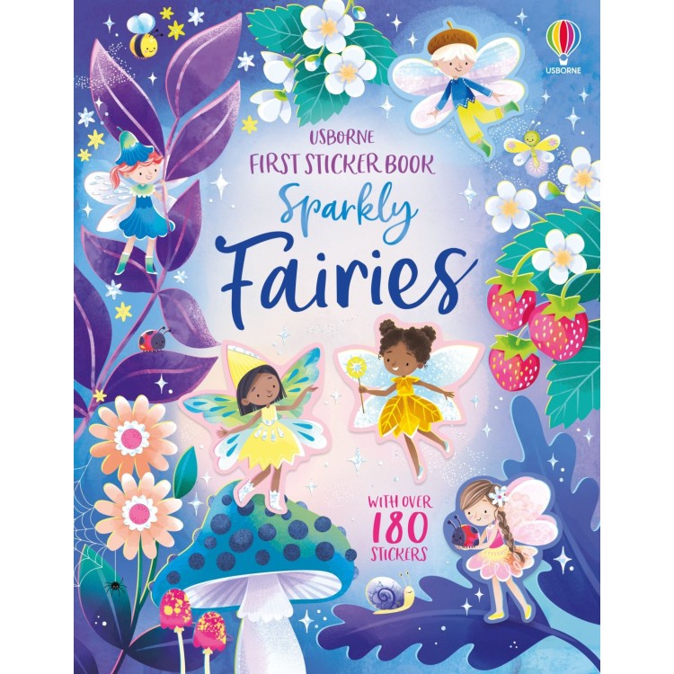 Usborne First Sticker Book Sparkly Fairies