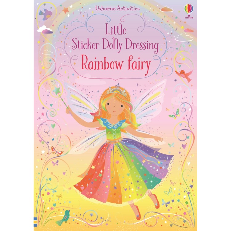 Usborne Little Sticker Dolly Dressing Rainbow Fairy