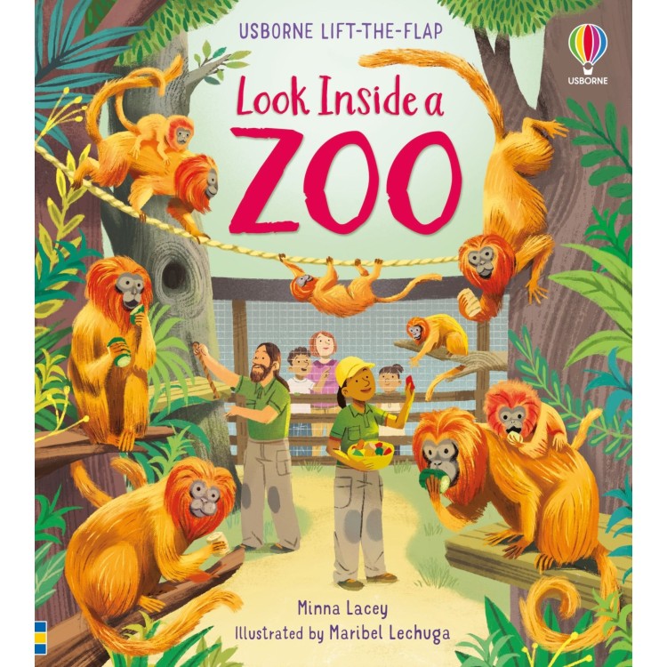 Usborne Look Inside a Zoo Book