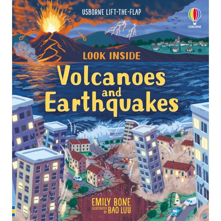 Usborne Look Inside Volcanoes & Earthquakes