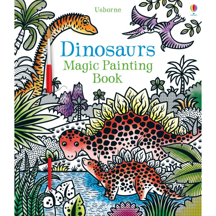 Usborne Magic Painting Book Dinosaurs