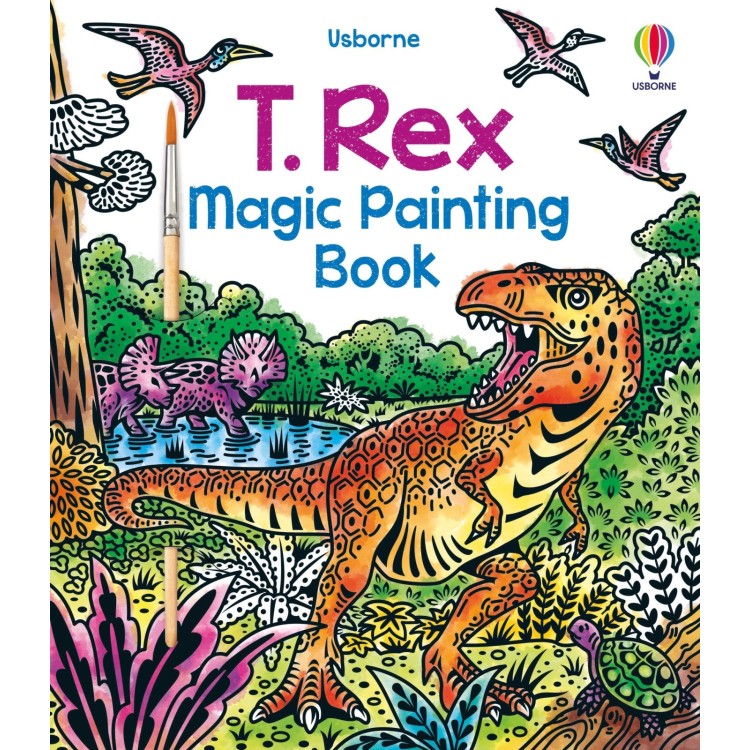 Usborne Magic Painting Book T.Rex