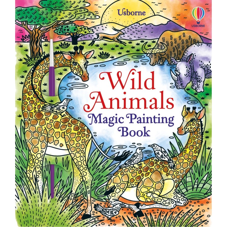 Usborne Magic Painting Book Wild Animals