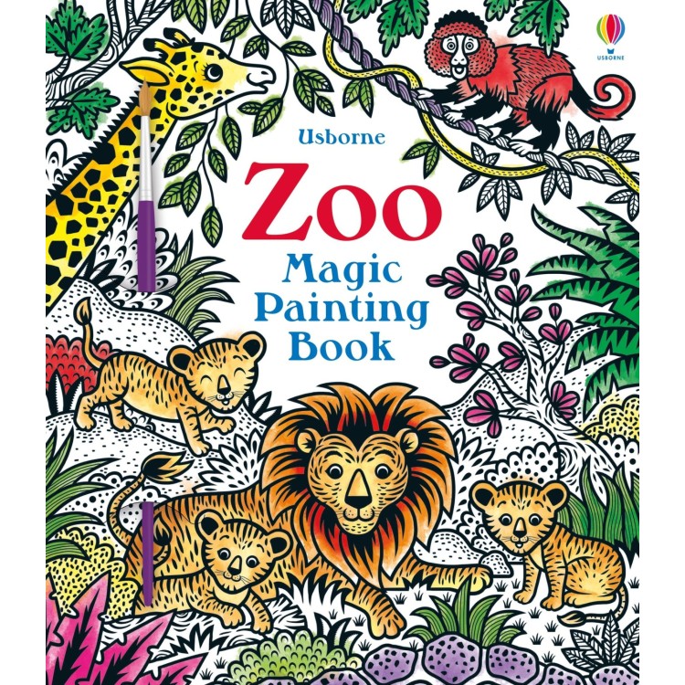 Usborne Magic Painting Book Zoo
