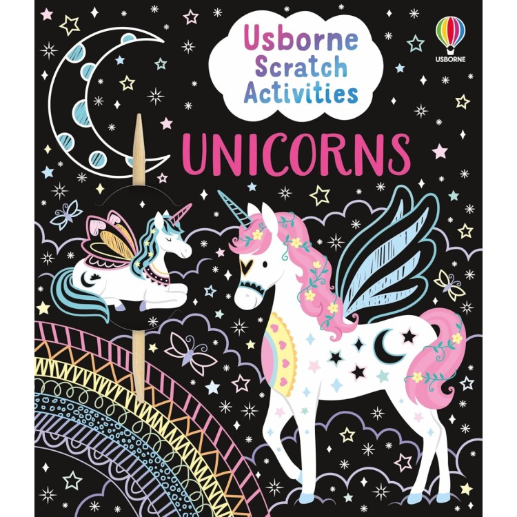 Usborne Scratch Activities Book Unicorns