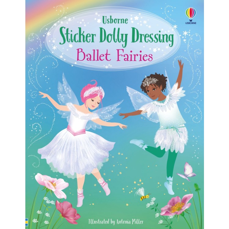 Usborne Sticker Dolly Dressing Book Ballet Fairies