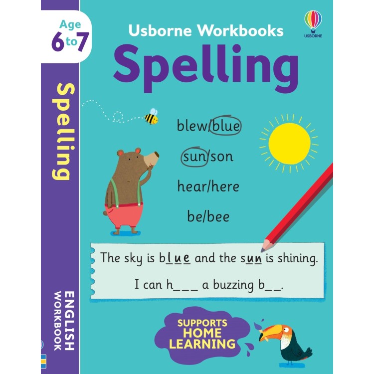 Usborne Workbooks Spelling Age 6 to 7