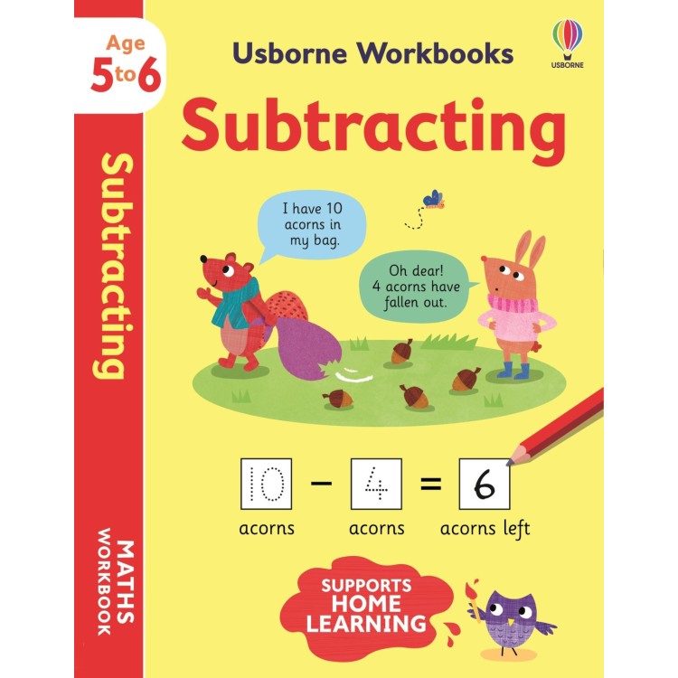 Usborne Workbooks Subtracting Age 5-6