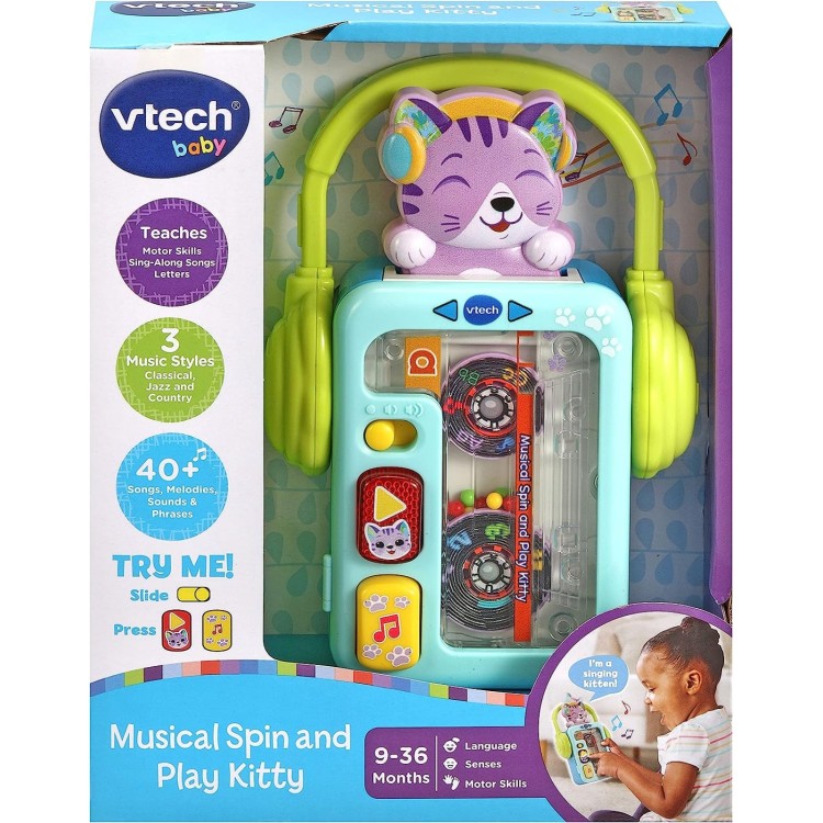 Vtech Baby Musical Spin & Play Kitty