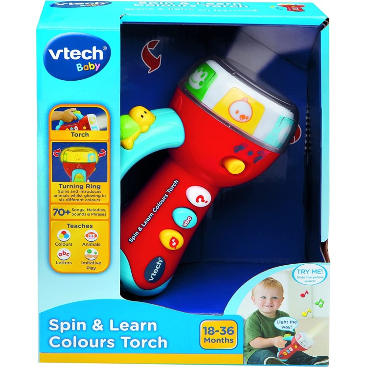 Vtech Baby Spin & Learn Colours Torch