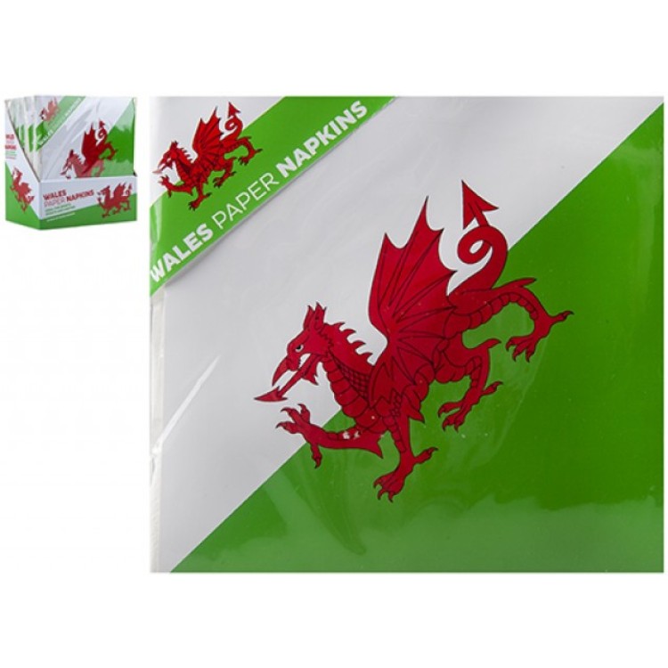 Wales Paper Napkins 12 Pack