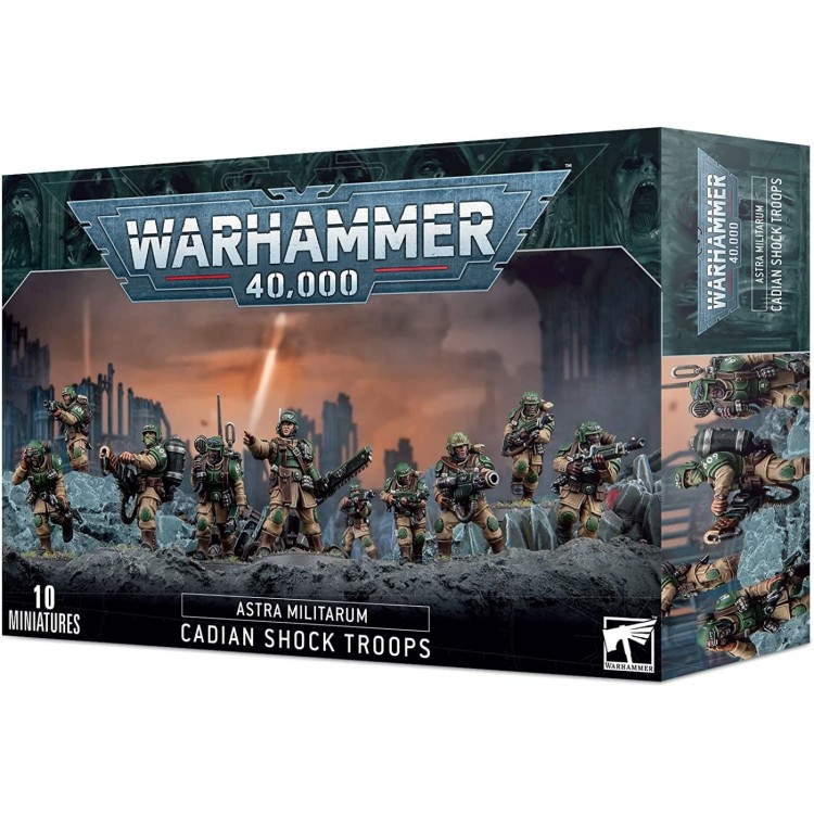 Warhammer 40000 Astra Militarum Cadian Shock Troops