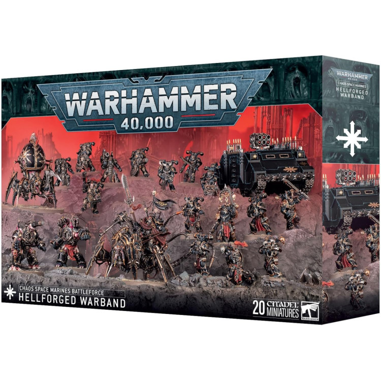 Warhammer 40000 Chaos Space Marines Battleforce: Hellforged Warband