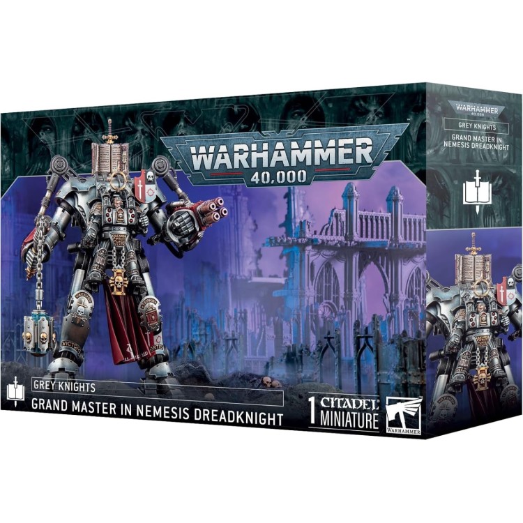 Warhammer 40000 Imperial Knights Grand Master in Nemesis Dreadknight