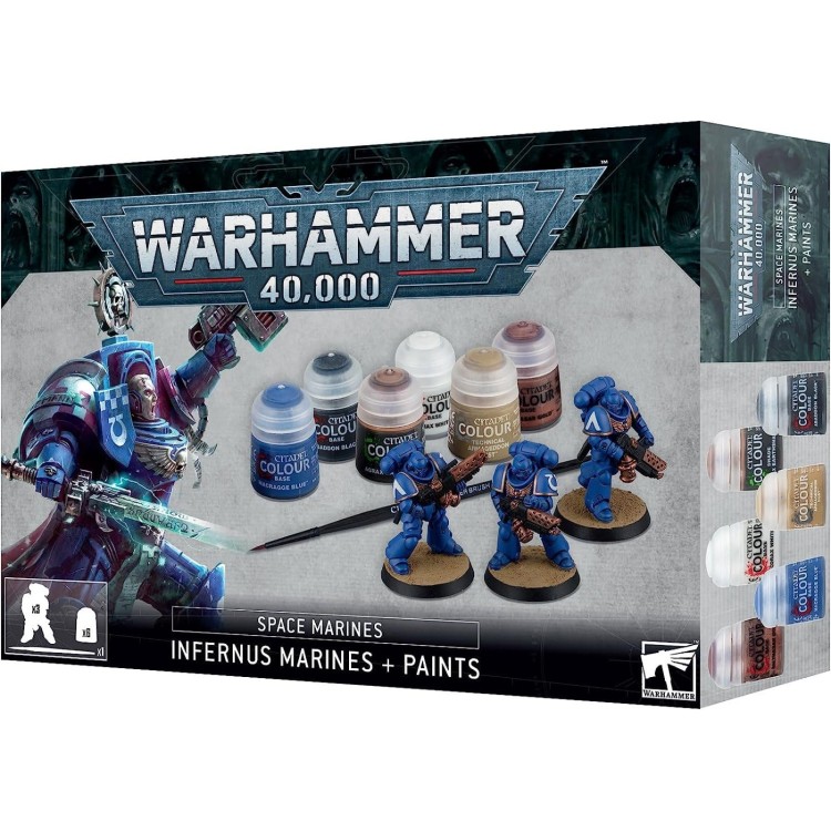 Warhammer 40000 Infernus Marines & Paints