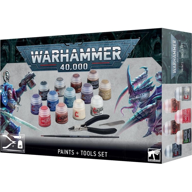 Warhammer 40000 Paints & Tools Set