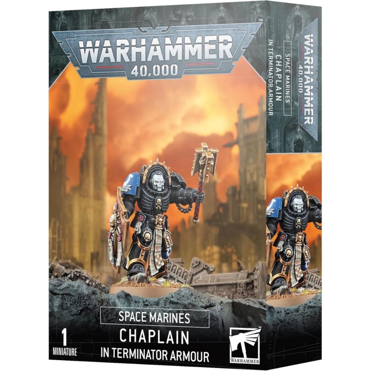 Warhammer 40000 Space Marines Chaplain in Terminator Armour