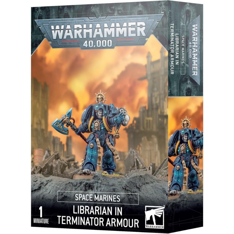 Warhammer 40000 Space Marines Librarian in Terminator Armour