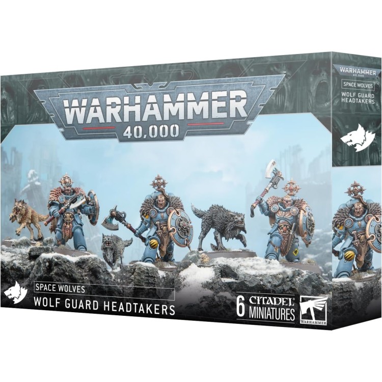 Warhammer 40000 Space Wolves Wolf Guard Headtakers