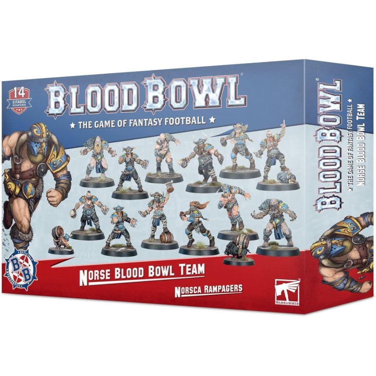 Warhammer Blood Bowl Norse Blood Bowl Team: Norsca Rampagers
