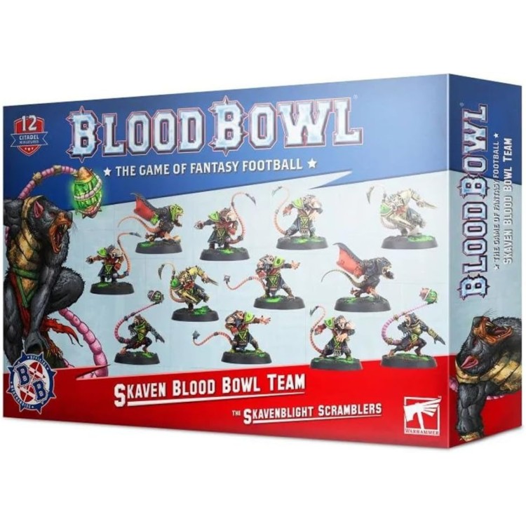 Warhammer Blood Bowl Skaven Blood Bowl Team: The Skavenblight Scramblers