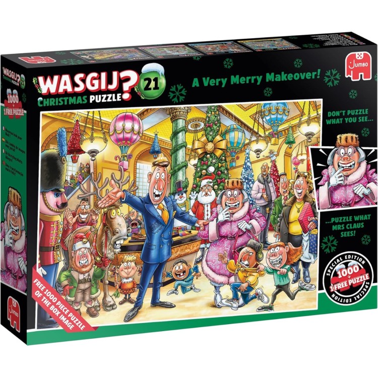Wasgij Christmas 21 A Very Merry Makeover 1000pc Puzzle
