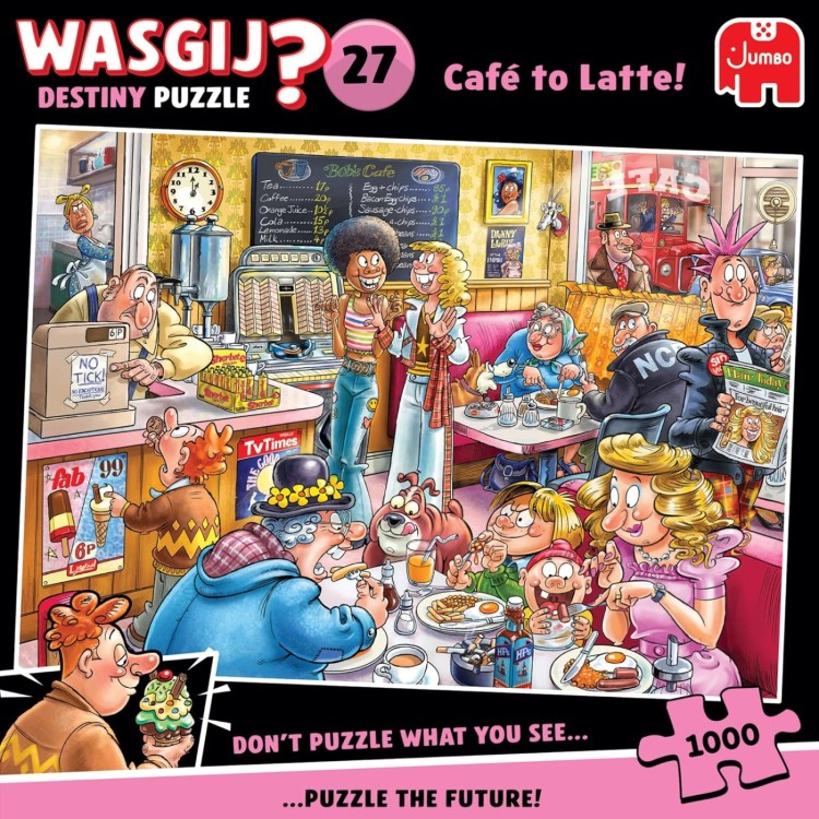 Wasgij Destiny 27 Cafe to Latte 1000pc Puzzle