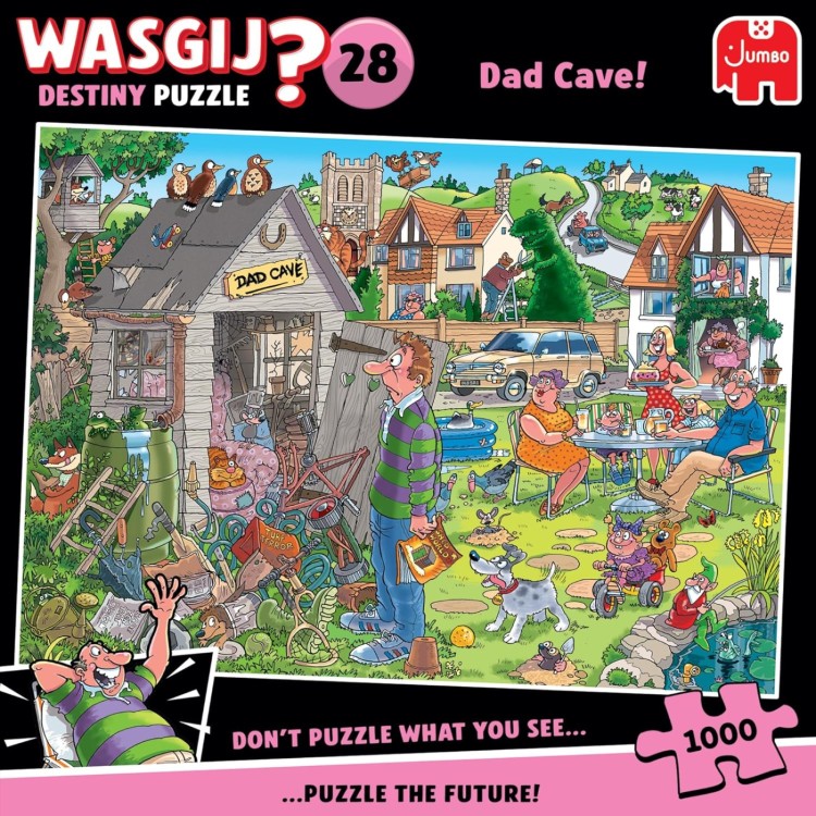 Wasgij Destiny 28 Dad Cave 1000pc Puzzle
