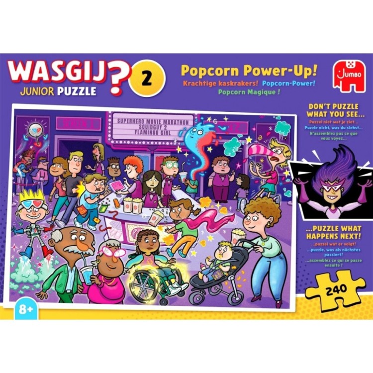 Wasgij Junior 2 Popcorn Power-Up 240pc Puzzle