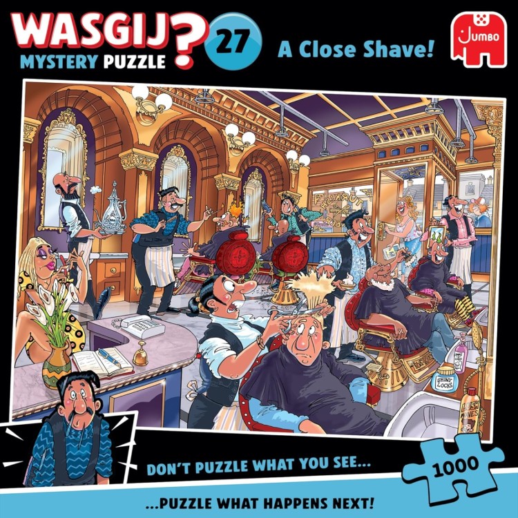 Wasgij Mystery 27 A Close Shave 1000pc Puzzle