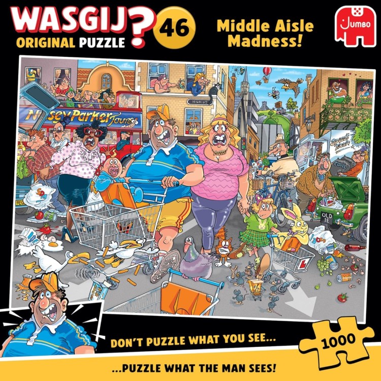 Wasgij Original 46 Middle Aisle Madness 1000pc Puzzle