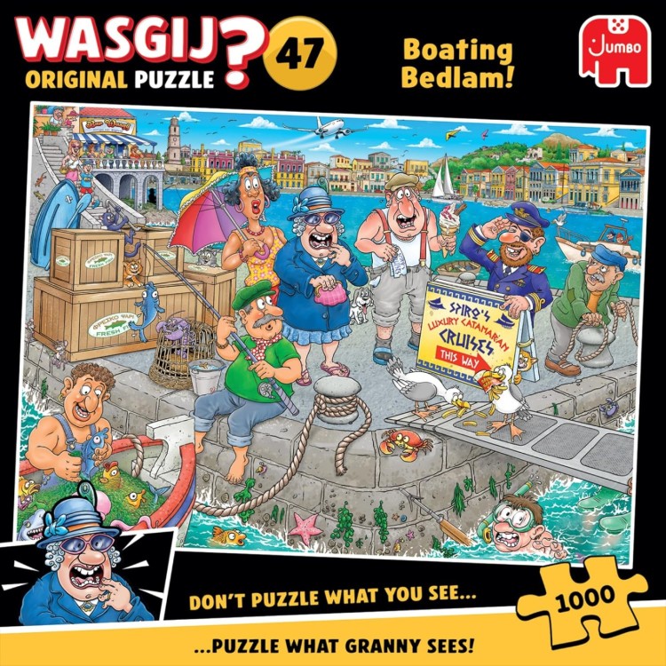 Wasgij Original 47 Boating Bedlam 1000pc Puzzle