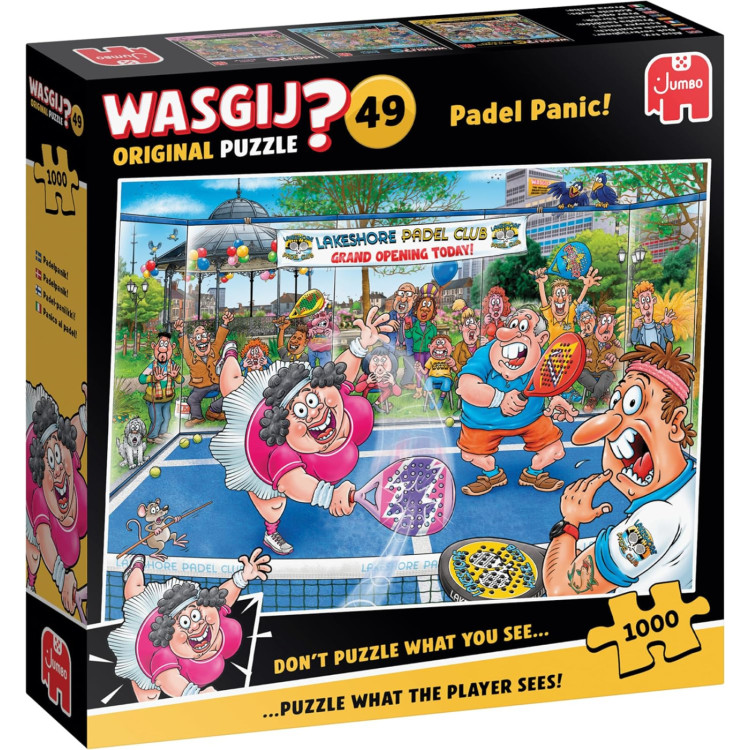 Wasgij Original 49 Padel Panic 1000pc Puzzle