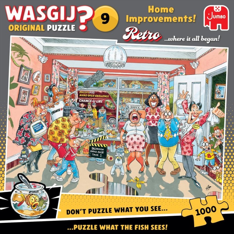 Wasgij Retro Original 9 Home Improvements 1000pc Puzzle